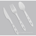 Eco-friendly 100% Biodegradable and Compostable plastic knife fork spoon CPLA cutlery set